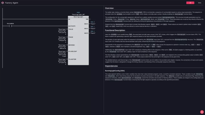 Factory Agent automatically documents new code