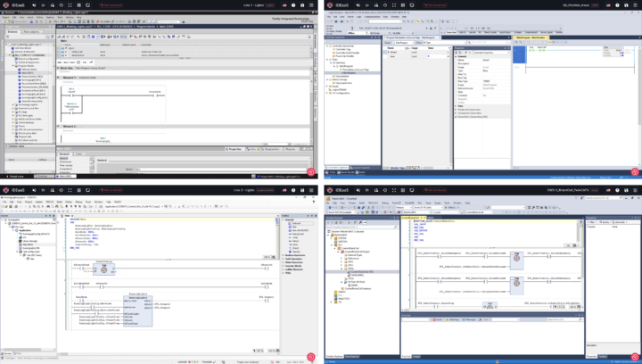 SDA supports multi-version IDEs for many industrial automation vendors